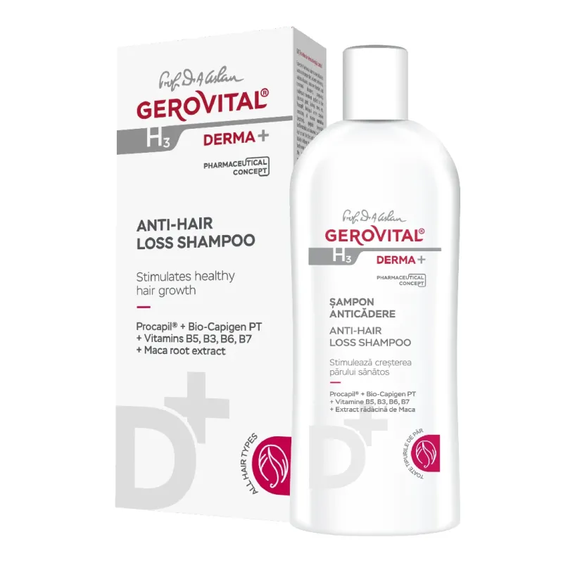 Sampon anticadere H3 Derma+