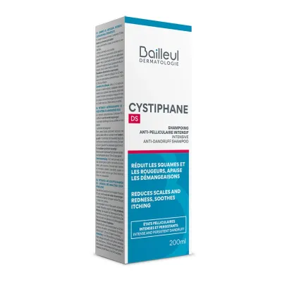 Sampon intensiv antimatreata Cystiphane DS, 200 ml, Bailleul