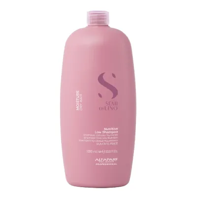 Sampon pentru hidratare fara sulfati Semi di Lino Moisture Nutritive, 1000 ml, Alfaparf 