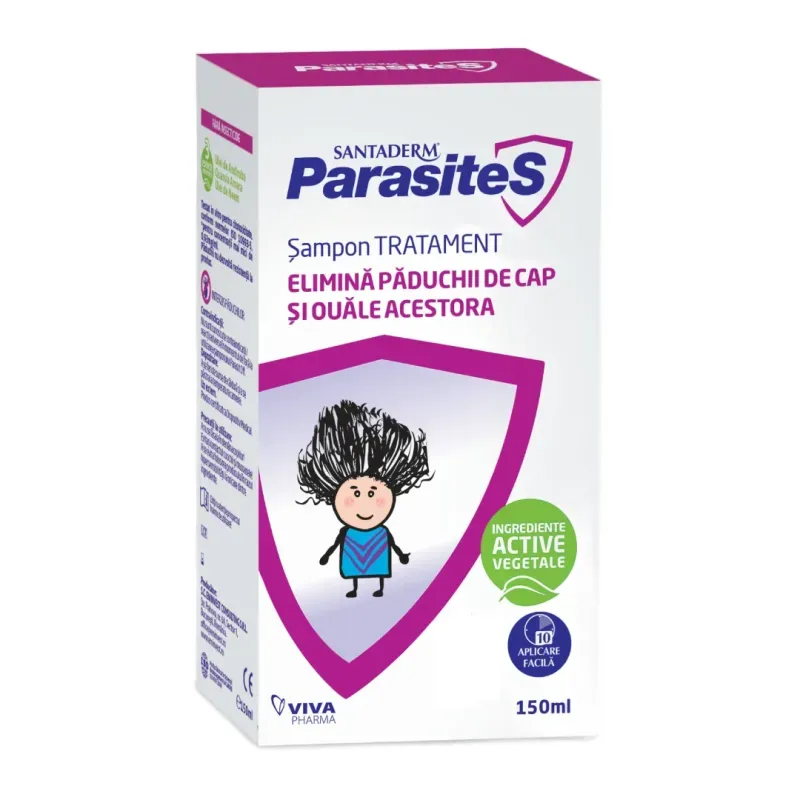 Santaderm Parasites sampon tratament paduchi