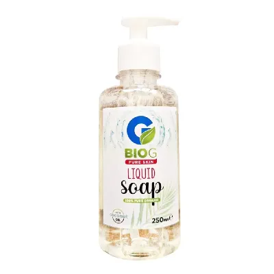 Sapun lichid organic pentru fata Pure Skin, 250 ml, BIO G