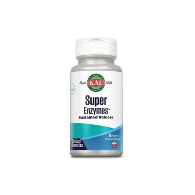 Super Enzymes Kal, 30 tablete, Secom 