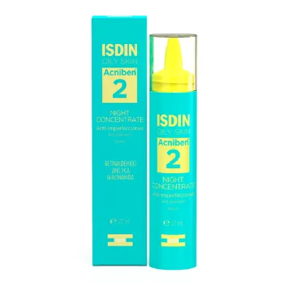 Ser concentrat de noapte anti-imperfectiuni Acniben, 27 ml, Isdin