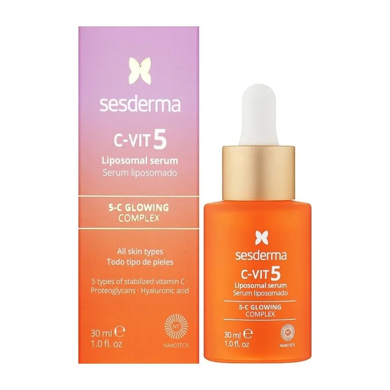 Ser lipozomal cu 5 tipuri de vitamina C C-VIT