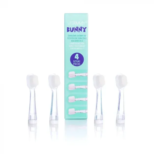 Set 4 rezerve periuta de dinti Vitammy Bunny