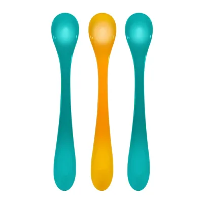 Set linguri cu maner lung, +3 luni, 3 bucati, PUR