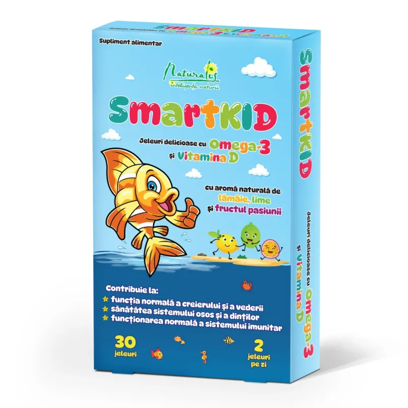 Smartkid cu Omega-3 si vitamina D