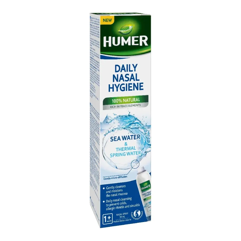 Spray cu apa termala pentru igiena zilnica a nasului