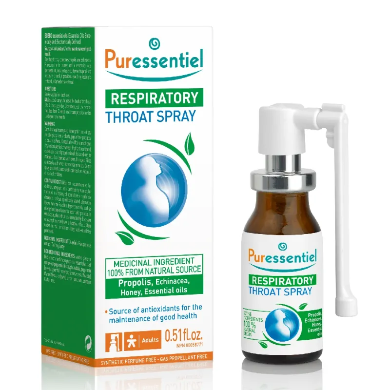 Spray oral pentru calmarea durerilor din gat Respiratory