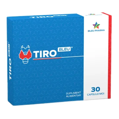 Tirobleu, 30 capsule moi, Bleu Pharma