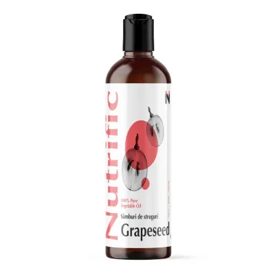 Ulei pur din samburi de struguri, 100 ml, Nutrific