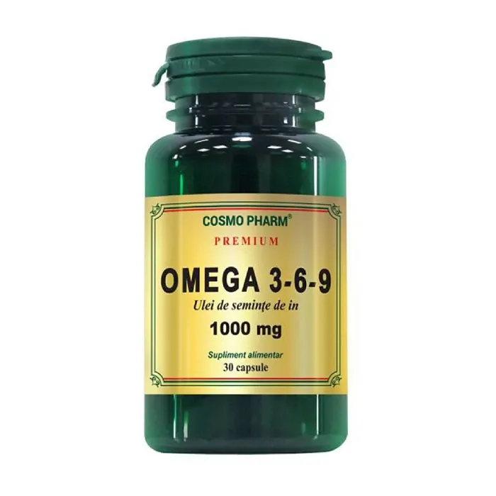 Ulei seminte de In Premium Omega 3-6-9