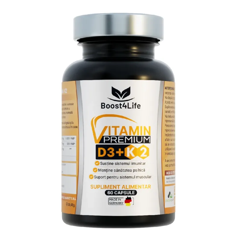 Vitamina D3 + K2 Premium GreenCaps